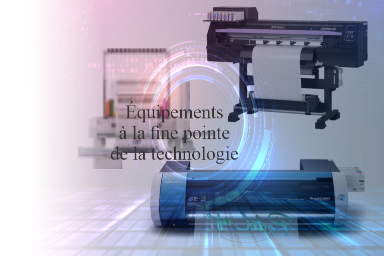 Équipements à la fine pointe de la technologie